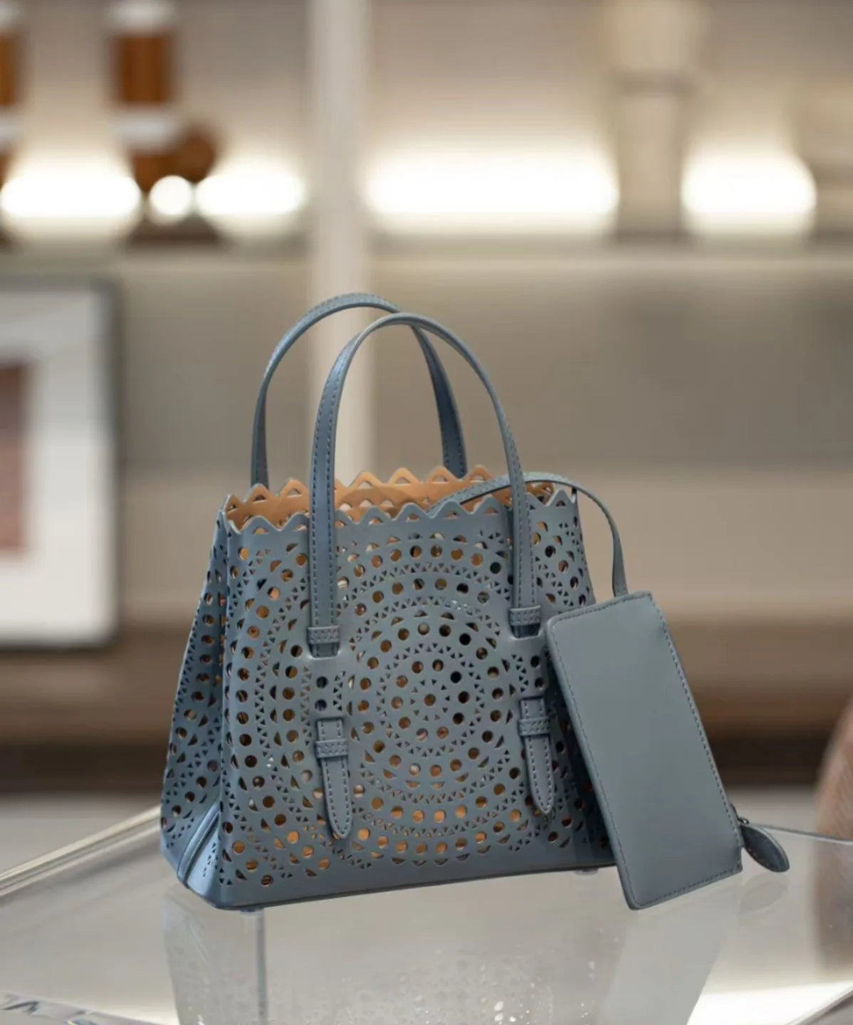 Wave Leather Bag