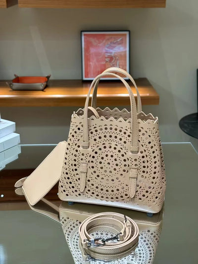 Wave Leather Bag