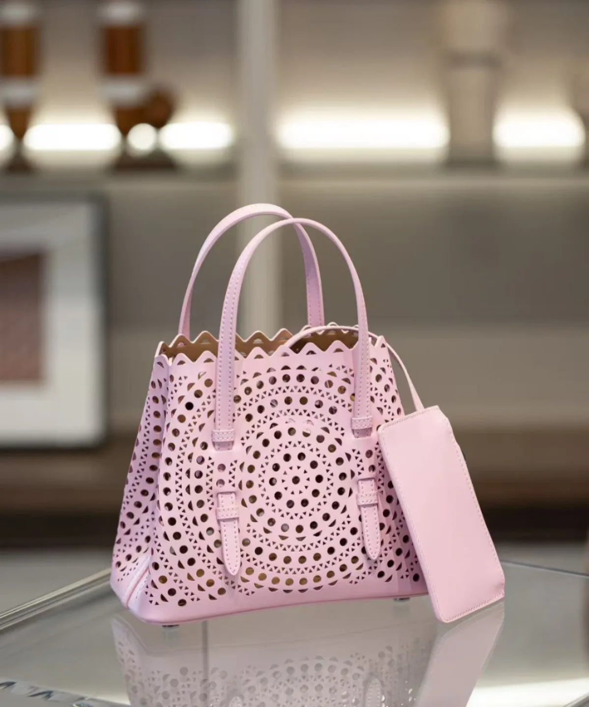 Wave Leather Bag
