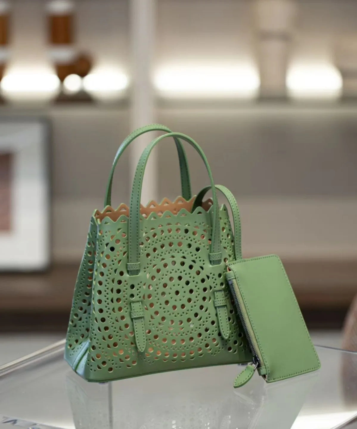 Wave Leather Bag