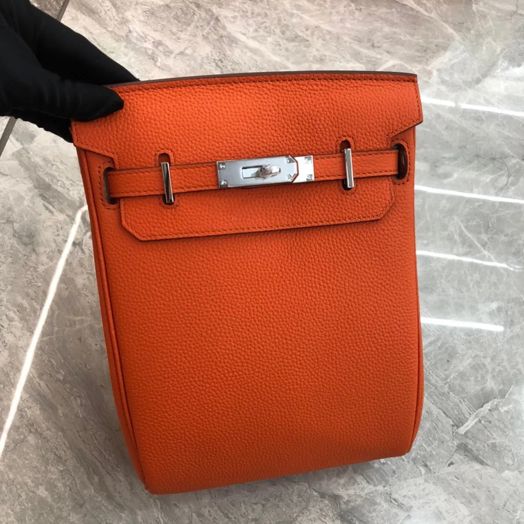 H - A Dos Bag - Calfskin Leather