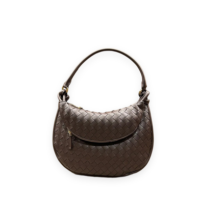 Artisan Woven Leather Shoulder Bag
