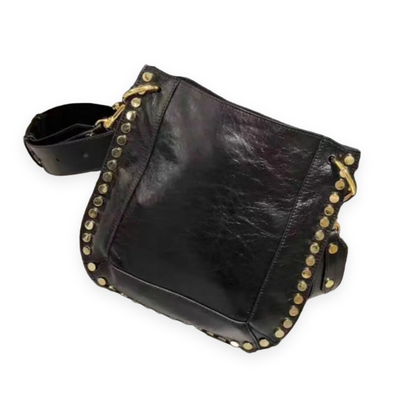 Studded Leather Crossbody Bag