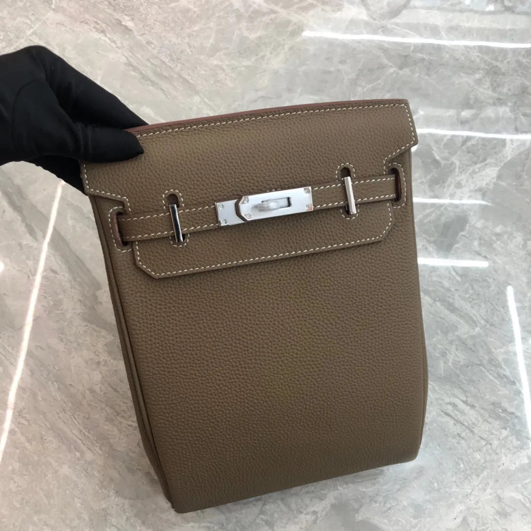 H - A Dos Bag - Calfskin Leather