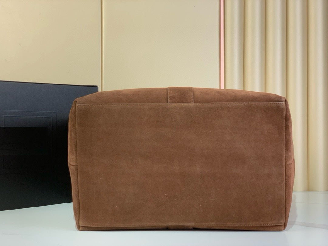 Suede Everyday Cowhide Leather Tote Bag