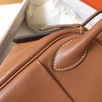 Cowhide Canvas Shoulder Bag