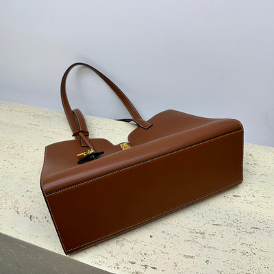 Smooth Calfskin Leather Tote Bag