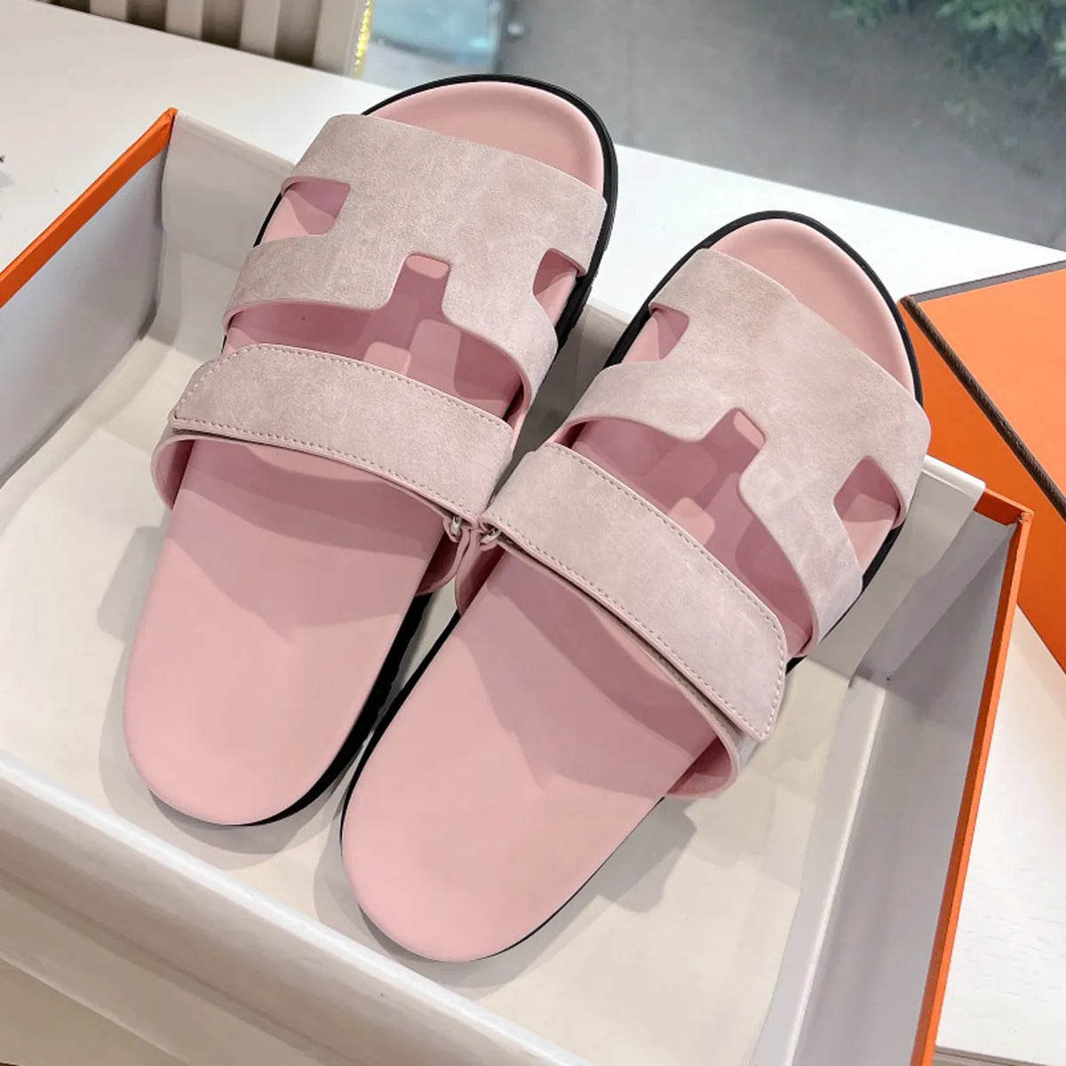 The H-Chy Sandals - Genuine Leather