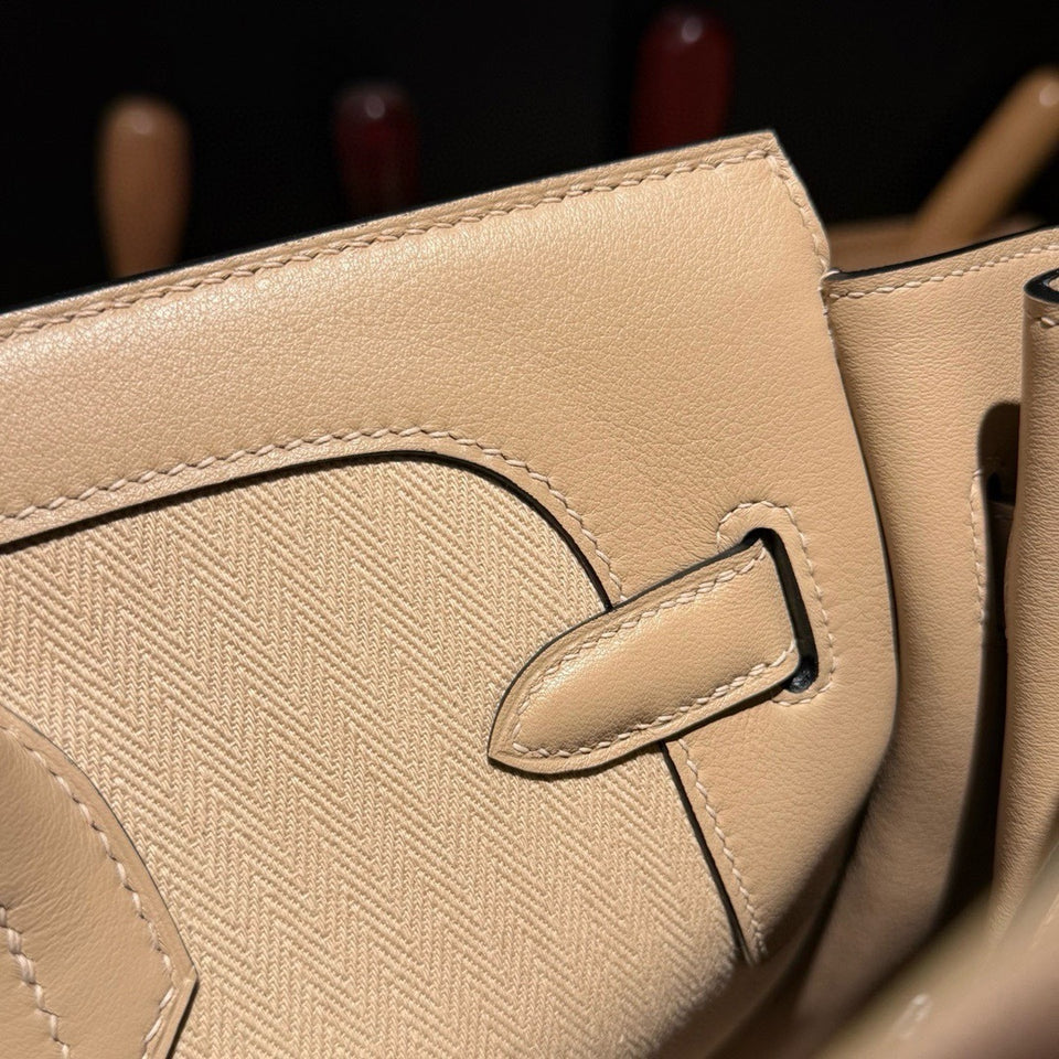 Atelier Canvas Leather Handbag