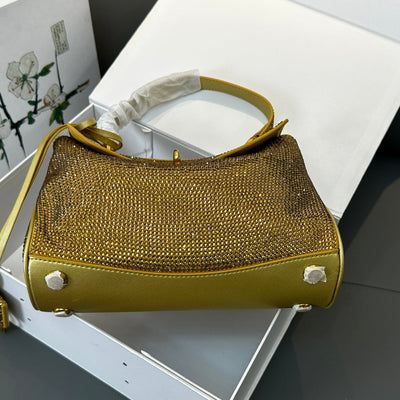Crystal Leather Bag