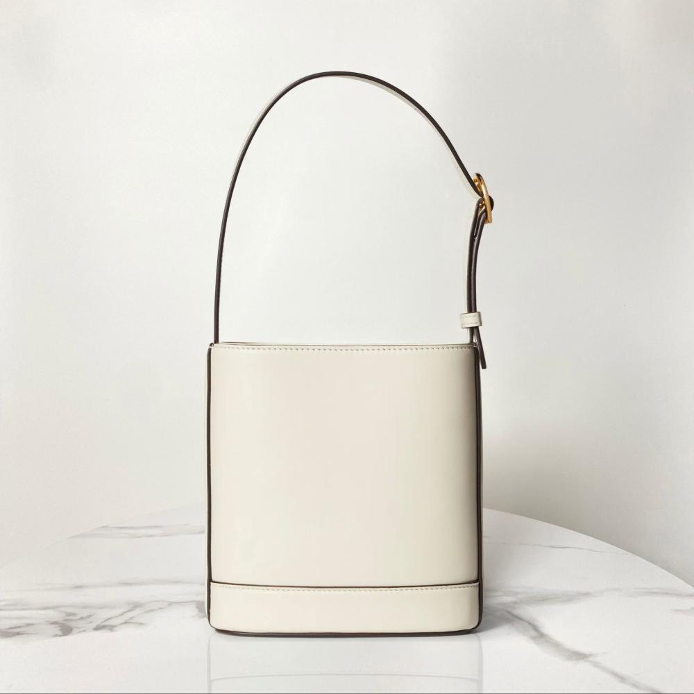 Classic Horsebit Genuine Leather Bucket Bag