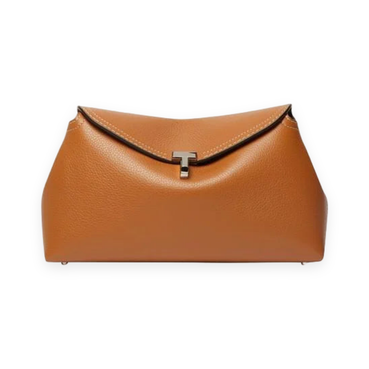 Grained Leather T-Lock Shoulder Bag