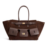 Large Tote Bag - Genuine Leather