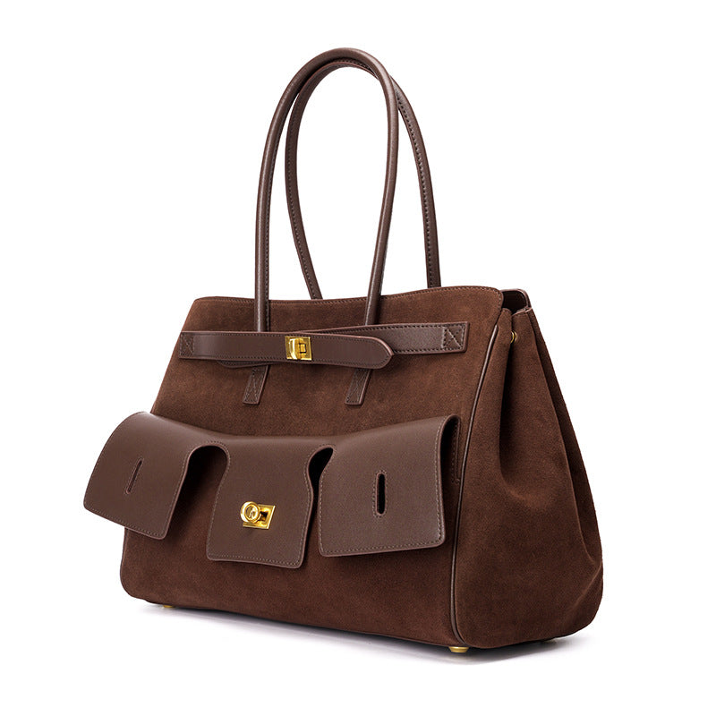 Large Tote Bag - Genuine Leather