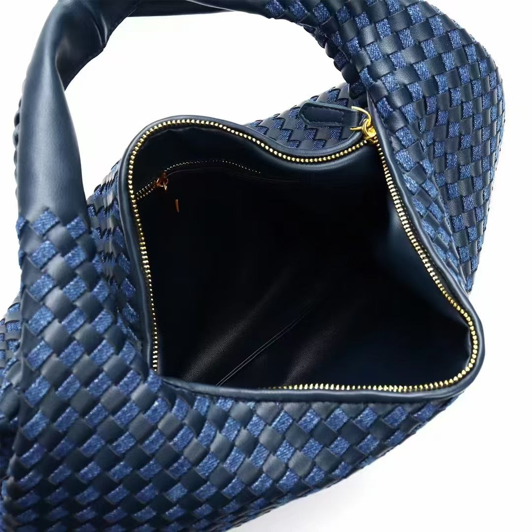 Royal Blue Edition - Leather and Denim