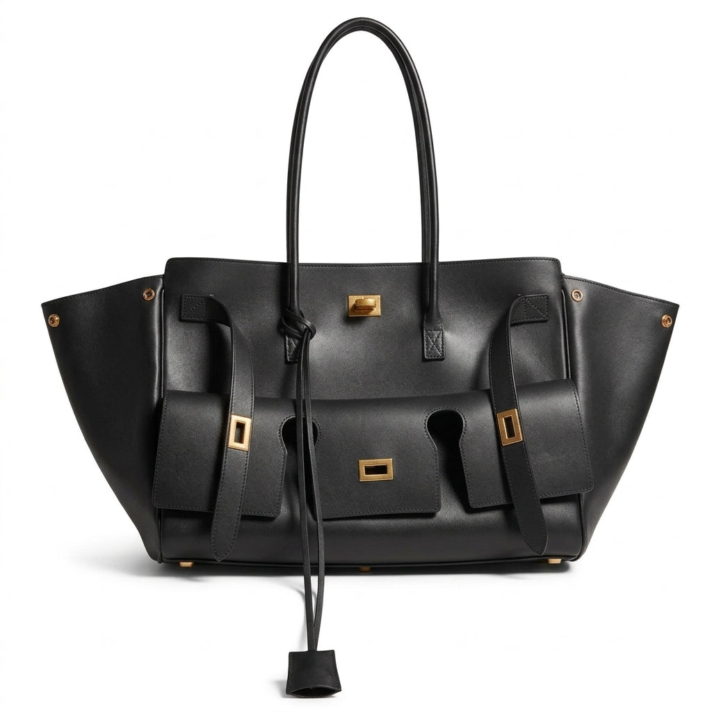 Large Genuine Leather Tote Bag