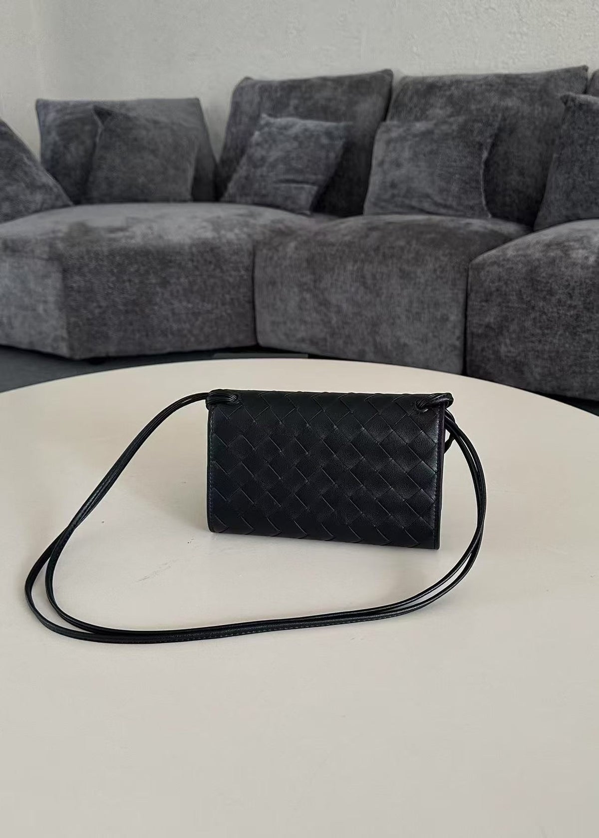 The Woven Crossbody - Calfskin