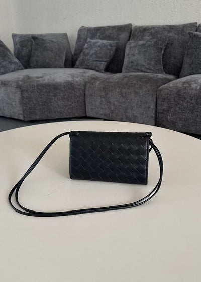The Woven Crossbody - Calfskin