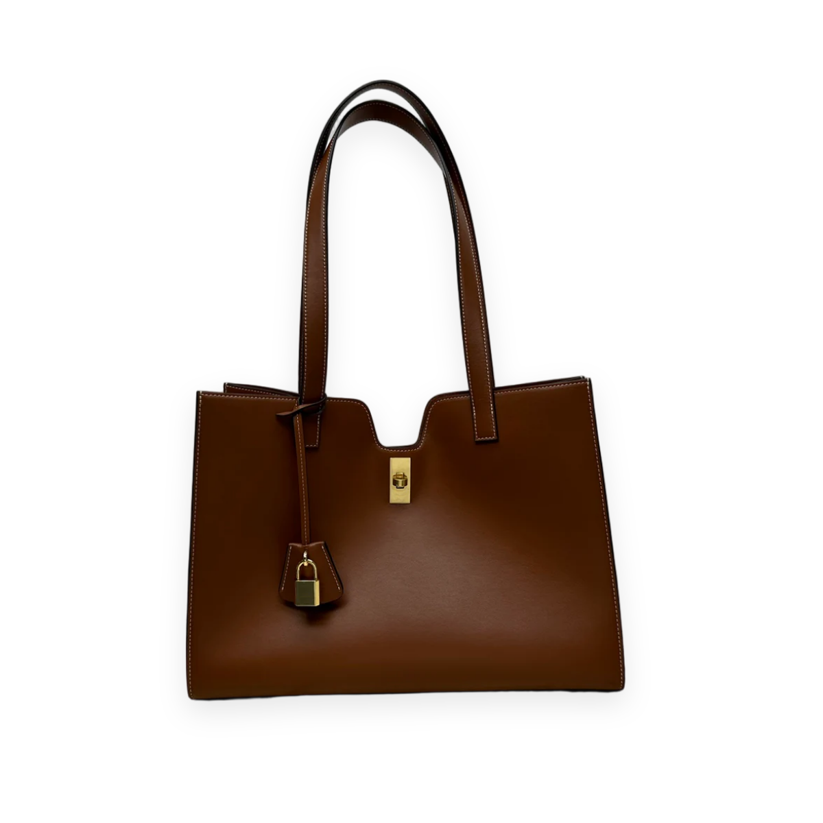 Smooth Calfskin Leather Tote Bag