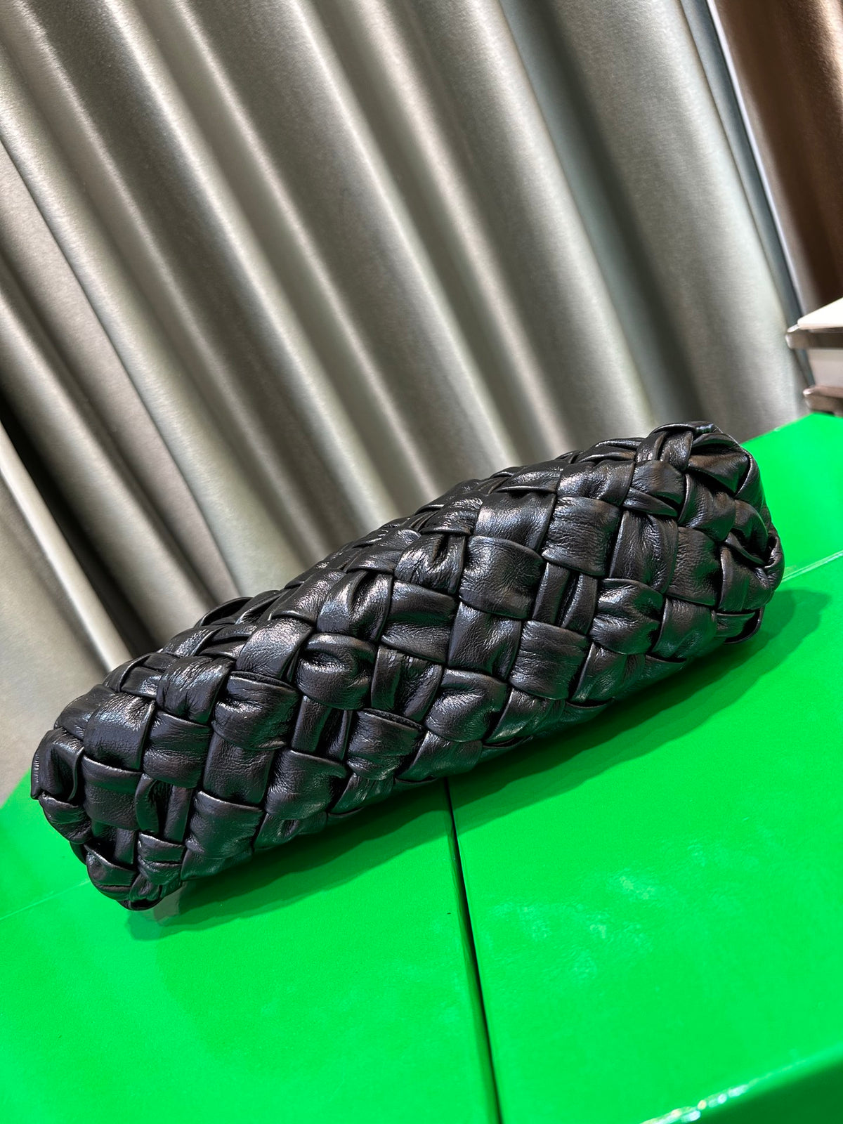 Hand-Woven Leather Shoulder Bag