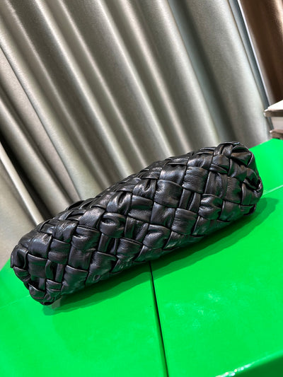 Hand-Woven Leather Shoulder Bag