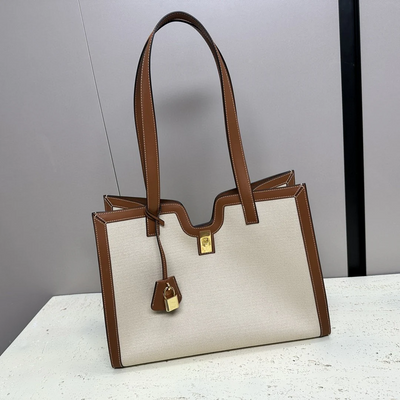 Smooth Calfskin Leather Tote Bag
