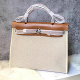 The Herbag - Cowhide Leather and Canvas