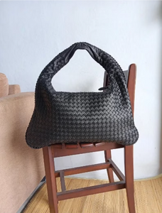 Handwoven Hop Bag - Calfskin Leather