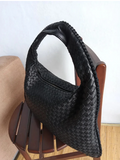 Handwoven Hop Bag - Calfskin Leather