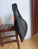 Handwoven Hop Bag - Calfskin Leather