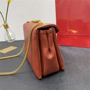 VG Leather One Stud Shoulder Bag