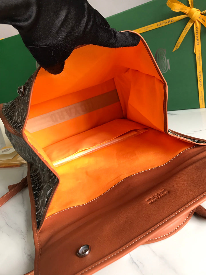 Goyardine Leger Soft Briefcase Backpack
