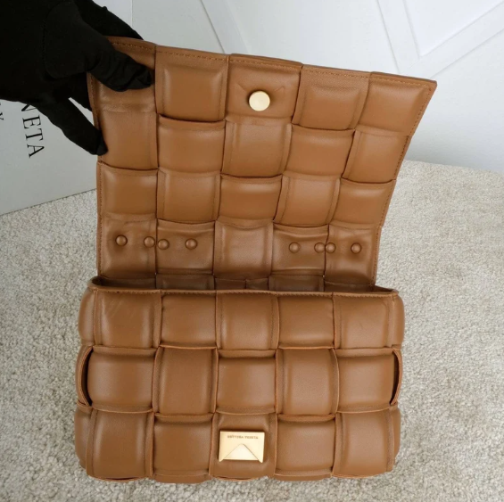 Padded Cassette Bag - Genuine leather